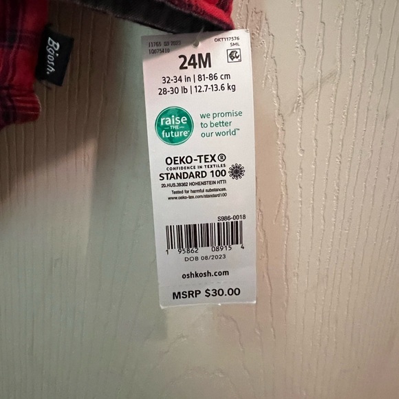 Red And Black Flannel Button Down - Picture 3 of 4